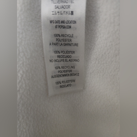 Patagonia White Quarter-Zip Fleece Pullover - Picture 6 of 8